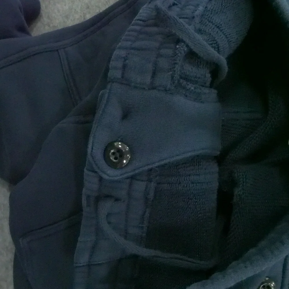 Alex Mill Sweatpants Mens Medium Blue Terry Cloth Jogger Elastic Waist Drawstrin